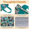 thumbnail image 4 of Bernese Mountain and Flower Insulated Lunch Bag for Women & Adults,Large Portable Soft Cooler Lunch Bag,Thermal Food Storage Tote with Pearl Cotton,8.66L,8.75x5.75x9.5 Inch, 4 of 6