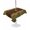 Brown, variant on Outdoor Tablecloth with Umbrella Hole for Patio/Picnic/Party/Camping, Sunflowers Waterproof Table Cloth Rectangle Table Cover Washable, Farmhouse Vintage Botanical Floral Wooden Grian (52"x 70")