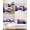 Purple Gray Black, variant on Sage Green Black Grey Pillow Cases Cal King Size, Smooth Satin Pillowcase for Hair and Skin, Modern Irregular Geometric Abstract Decorative Cooling Bed Pillow Covers with Zipper, 20x40 Inches