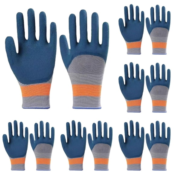 2025 New Gardening Gloves for Women Ladies, 8.6-9 Inch Rubber Coated for Yard Garden, Outdoor Indoor Protective Work with Grip