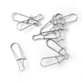 thumbnail image 2 of 100Pcs Fishing Snap Fastlock Lure Connector Stainless Steel Saltwater Fast Lock Clip for Fishing, 2 of 6