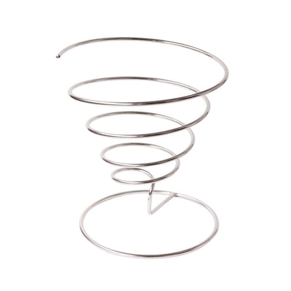 6.6 in. Spiral Stainless Steel Cone Holder