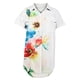 thumbnail image 4 of Puntoco moda mujer solapa impresión botón frontal cárdigan manga corta camisa tops abrigo Puntoco Puntoco-4626, 4 of 5