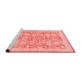 thumbnail image 2 of Ahgly Company Machine Washable Indoor Rectangle Abstract Red Modern Area Rugs, 6' x 9', 2 of 4