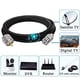 thumbnail image 1 of Tuolnk uhf femenino a UHF Cable de extensión masculina SO239 RF Cable coaxial RG58 PL259 Cable coaxial de baja pérdida para dispositivos de radio de radio/CB/LAN inalámbrica Cable UHF 16.4ft (5m), 1 of 2