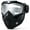 Transparent, variant on Detachable Full Face Goggle Mask, Face Shield for Mowing, 2-In-1 Impact Resistant Anti-Fog Safety Shield for Outdoor Work Protection