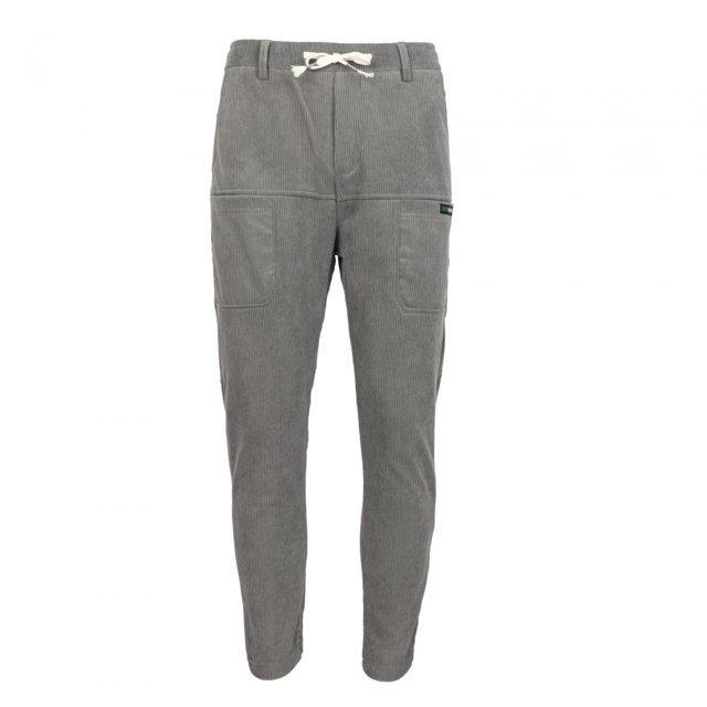Pantalones cálidos de invierno para hombre, jogging, corte recto, holgados, con bolsillos Gris 32
