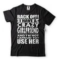 thumbnail image 2 of Funny I Have A Crazy Girlfriend Shirt Girlfriend Boyfriend Relationship Shirt Gift For Boyfriend (XX-Large Navy Blue), 2 of 6