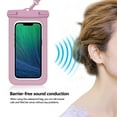 thumbnail image 5 of waterproof phone pouch, floating case with armband, ipx8 certified waterproof cellphone dry bag, transparent pvc, up to 7 inch, compatible iphone 13/12/11/pro/max/xs/xr/, sumsung, google, lg, 5 of 7
