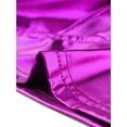 thumbnail image 5 of TOP CROP Holográfico INSPIRE CHIC para Mujeres, Brillante y Reluciente, Halter Metálico, Talla M, Color Púrpura, 5 of 5