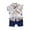 Z141-Coffee, variant on Kids Boys 2 Piece Summer Outfit Casual Retro Elastic Waist Shorts Dinosaur Print Breathable Summer Clothes 6 12 18 Months 2 3 4 5 T Kids Boy Short Set