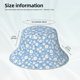 thumbnail image 3 of Fotbe Daisies Flowers Sombrero Tipo Pescador con Estampado – Sombrero de Sol de Algodón de Moda para Playa, Golf, Pesca, 3 of 6