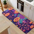 thumbnail image 5 of Pioneer Flower Floral Print Pattern Kitchen Rug Mat,Kitchen Runner Rugs Non Skid Washable,Decorative Kitchen Floor Mats for Kitchen,Sink,Laundry,17"x47.2", 5 of 7