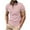 Pink, variant on ohmzyzo Men's Polo Shirts Short Sleeve Summer Stretch Slim Fit Golf T Shirts Business Casual Color Blocked Patchwork Tee Tops XXL