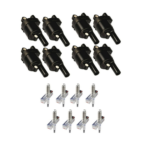 Set of 8 ISA Ignition Coils and Denso Spark Plugs Compatible with Chevrolet Suburban Camaro Tahoe UF414 Fits select: 2015-2018 CHEVROLET SILVERADO K1500 LT, 2014 CHEVROLET SILVERADO K1500