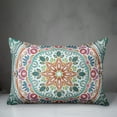 thumbnail image 3 of Creative Products Colorful Blue Orange Medallion 14x20 Indoor / Outdoor Pillow, 3 of 3