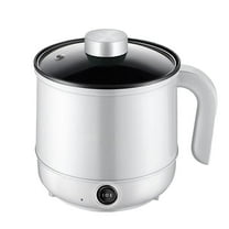 LEHOZIHEQ Hot Pot Electric With Steamer, Rapid Ramen Cooker, 1.7L Non-Stick Rapid Noodle Cooker, for Pasta, Noodles, Egg, Soup