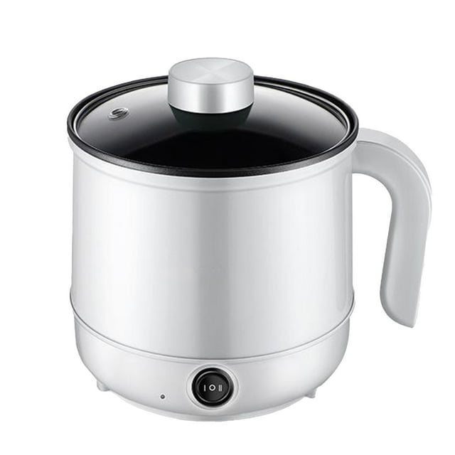 Non Stick Pot Cooker,1.7L Cooker,2 Power Settings,Home Use Non Stick Frying Pan,Portable Traveling Cooker