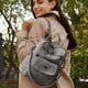 thumbnail image 5 of Mochila WYFJNX de piel sintética a la moda para mujer, gris, 5 of 7