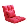 thumbnail image 2 of simhoa Canapé de Sol Pliable Doux pour Salon Chambre d'Amis Maison Rouge, 2 of 8