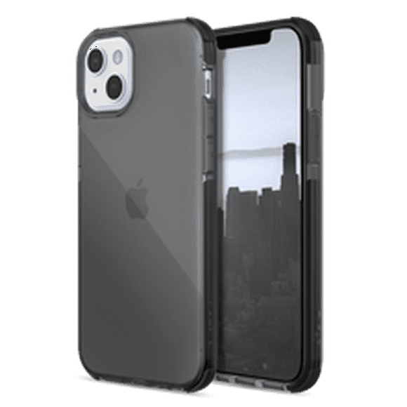 Funda Uso Rudo Transparente Raptic Clear Para iPhone 13 Smoke