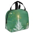 thumbnail image 2 of Sikiie Christmas Green Lunch Bag for Women & Men Adult Insulated Lunch Box, Food Lunch Containers Lunch Tote Bags for Work, Travel, Outdoor, 2 of 8