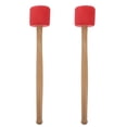 thumbnail image 1 of Instrument de Percussion Chêne Rouge Blanc Bois 2 Pcs 12.97x1.97x1.97 Po, 1 of 8