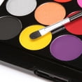thumbnail image 3 of Abbracc 2 Sets Face Body Paint w/ Brush Kid Make Up Colors Stage Holiday Face Paint, 3 of 9