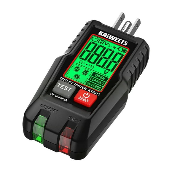 Digital Circuit with Advanced Receiver and Integrated GFCI Tester for Accurate Electrical Measurement