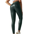 thumbnail image 2 of Summer Saving Clearance AXXD Leggings Women Sexy Leggings Plus Size Color Bottom Sports High Waist Thin Leather Pants, 2 of 9