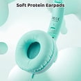 thumbnail image 4 of INFURTURE Auriculares para niños con micrófono para niños y niñas, límite de volumen 94 dB, auriculares supraaurales, auriculares con cable para adolescentes, escuela, viajes, compatibles con teléfono, 4 of 5