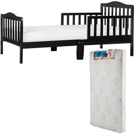 Bulldozer Toddler Bed - Dream On Me Classic Design Toddler Bed with Mattress