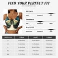 thumbnail image 7 of Fotbe Blue Black Butterfly Art Pattern Womens' Sports Bra Longline Wirefree Padded with Medium Support Sports Moisture-Wicking Workou Vest,Tank Top-X-Large, 7 of 7