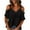 Black, variant on Fesfesfes Workout Shirts for Women Loose Fit Women's Fashion Casual Plus Size Lace Round Neck Short Sleeve Blouse T-Shirt Tops Lace Top 2XL(US:12)
