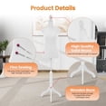 thumbnail image 7 of BestMassage Adjustable Female Mannequin Dress Form White 50-63 Inch with Tripod Stand for Display, 7 of 7