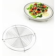 thumbnail image 2 of Grille de Cuisson et de Refroidissement Ronde 7 Pouces en Acier Inoxydable 1 Pouces pour Cuisinière, 2 of 5