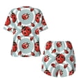thumbnail image 2 of Sigee Insects for Sleepwear Casual Pjs with Pockets Women's Pajamas Sets Shorts 2 Piece Short Sleeve Lounge Sets, 2 of 9