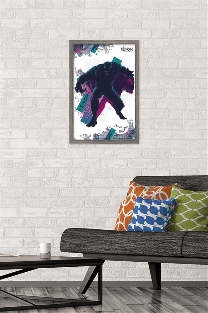 Marvel Venom: Let There be Carnage - Dots Wall Poster, 14.725" x 22.375", Framed