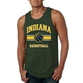 thumbnail image 1 of Wild Bobby City of Indiana IND Basketball Fantasy Fan Sports Mens Tank Top, Forest Green, 3X-Large, 1 of 5