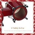 thumbnail image 5 of Eastar Bongo Drums 6” and 7” Congas Drums for Kids Adults Beginners Professional Wood Percussion Instrument with Bag and Tuning Wrench, Red, 5 of 9