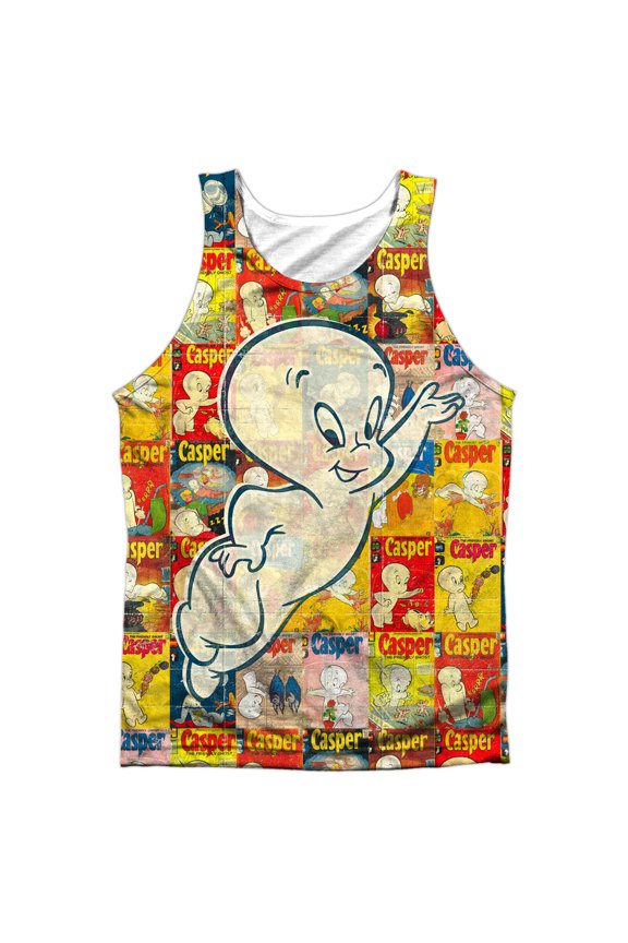 Casper Men's Covered Mens Tank White