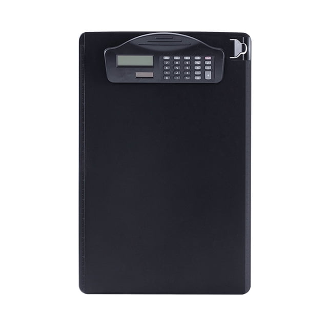 Clipboard Multifunctional Clipboard with Binder Calculator Writing Pad Pen Slot & Scale for A4 Paper File Suitable for Student Office Business File