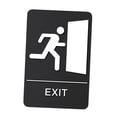 thumbnail image 4 of WLPZXP Exit Sign with Braille Decal 9 x 6 inch Graphical Symbol Emergency Exit Sign for, 4 of 9