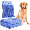 thumbnail image 4 of toallas para perros, toallas de secado de microfibra para perros, gatos, mascotas, toalla de baño para perros y gatos, toalla de playa, toalla absorbente para perros pequeños y medianos, 4 of 7