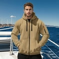 thumbnail image 5 of Essentials Zip Up Hoodies for Men 2025 Fall Winter Long Sleeve Plain Hooded Sweatshirt with Pockets Jacket Hoody, 5 of 8
