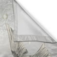 thumbnail image 3 of Ambesonne Hummingbird Kitchen Curtains, Birds Pearls Drawing, 55"x45", Pearl Pale Taupe White, 3 of 3