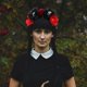 thumbnail image 5 of 1pc Halloween Skull Decoration Party Head Buckle Simulation Flower Headband, 5 of 5