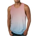 thumbnail image 5 of Mens Workout Tank Tops, Sleeveless Shirts for Men Summer Plus Size Outdoor Quick Dry Ombre Tie Dye Athletic Crewneck T-Shirts S-5XL, 5 of 6
