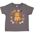 thumbnail image 3 of Inktastic Cute Puppy Valentine with Hearts and Bones Boys or Girls Toddler T-Shirt, 3 of 5