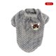 thumbnail image 3 of Greeniant Ropa para perros Disfraces Estilo simple Suéter multicolor para mascotas Cachorros Camisa Suavidad Mantener caliente Cachorro Chaleco Café L Ropa para mascotas Gris S Greeniant PT003805-26B, 3 of 6